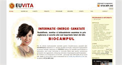 Desktop Screenshot of euvita.ro