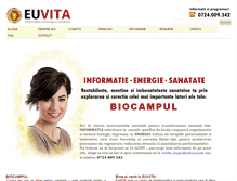Tablet Screenshot of euvita.ro